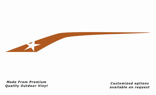 Jayco starcraft 2013 tick caravan vinyl replacement decal sticker in terracotta.