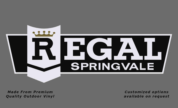 Regal Springvale Caravan Replacement Decals & Stickers – Katowse Decal ...
