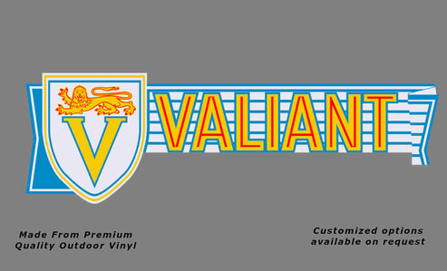 Viscount Valiant 1963-64 Caravan Replacement Vinyl Decals & Stickers ...