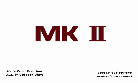 Windsor statesman MKII 1990s caravan replacement vinyl decal sticker in purple red.